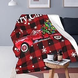 Merry Christmas Throw Blanket, Lightweight Soft