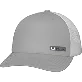 HUK Men's Mesh Trucker Snapback Hat | Anti-Glare Fishing Hat