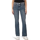KUT from The Kloth Womens Stella High-Rise Fab Ab Flare W/Raw Hem
