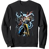 Marvel Comics Retro Classic Thunder &amp; Lightning Mighty Thor Sweatshirt