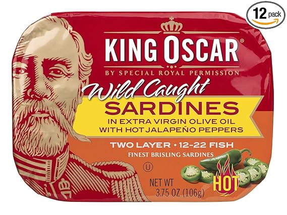 Image result for king oscar sardines jalapeno images