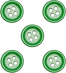 Libiline 100pcs Resin Button Solid Color 4Holes