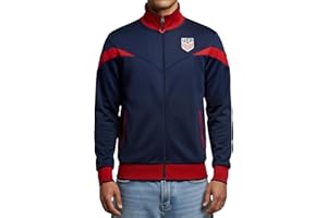 Icon Sports Officially Licensed US Soccer Federation Track Jacket - Unisex Adult