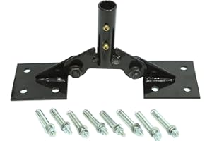 Trademark Innovations Adjustable Garden Weathervane Iron Roof Mount with Hardware