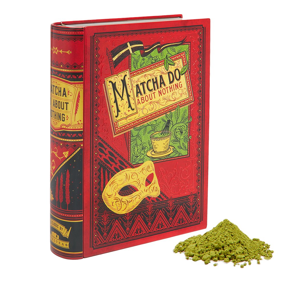 NovelTea Tins Matcha Do About Nothing Shakespeare