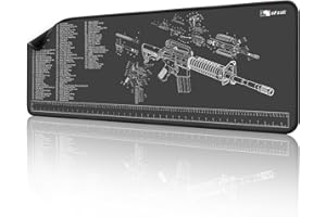 2F22E Cleaning Mat, 15"×43" Inch for Table Bench Work Mat, Cleaning Mat with Cleaning Kit HD Diagram Exploded Parts List Disassembly Steps Pattern