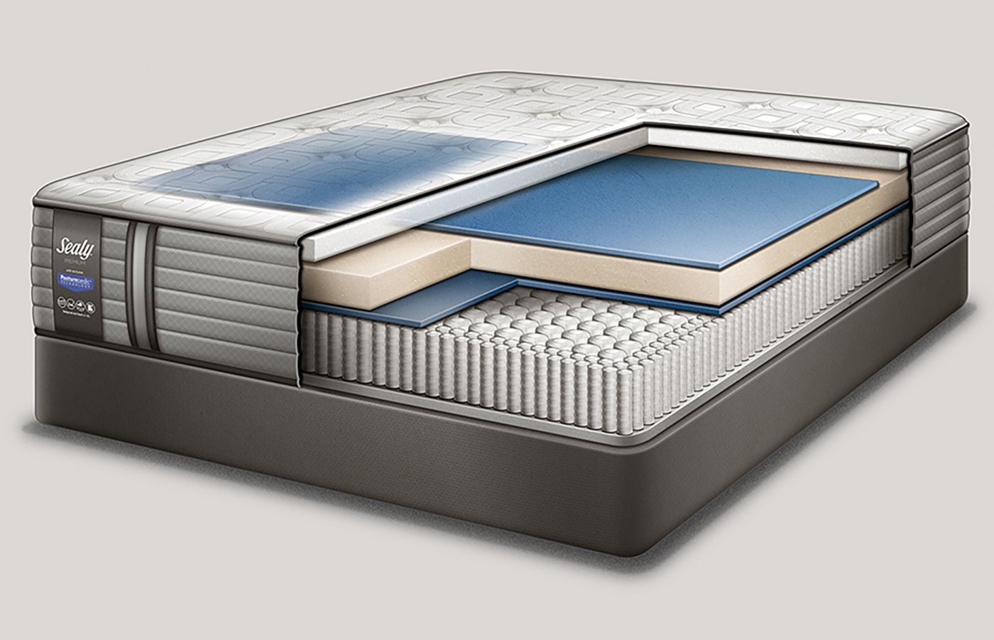 Sealy Posturepedic Response Premium Barrett Court IV - Cojín de ...