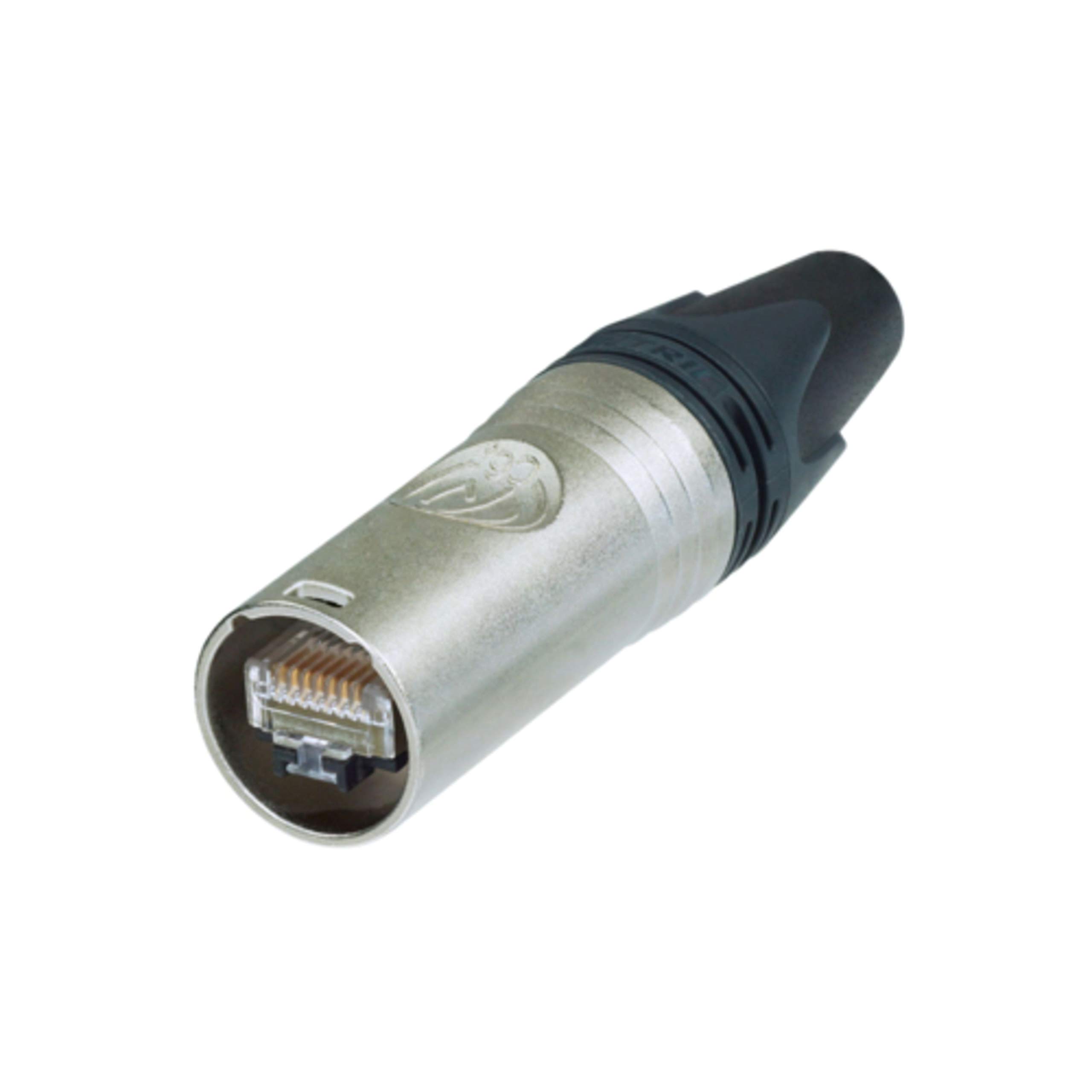 Neutrik etherCON NE8MX6-T Connector Straight Number 8P8C Silver Pack of 1