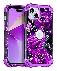 Miqala Compatible with iPhone 15 Case,Glow in The