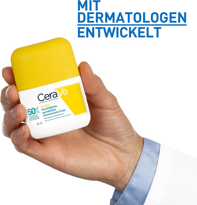 Invisible Feuchtigkeitsspendendes Sonnenschutz Fluid SPF 50