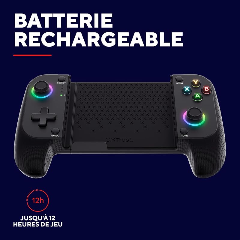 Mylox Manette pour Telephone Portable Sans Fil Bluetooth, Noir