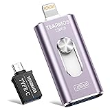 TEARMOS 128GB Flash Drive for iPhone Photo Stick