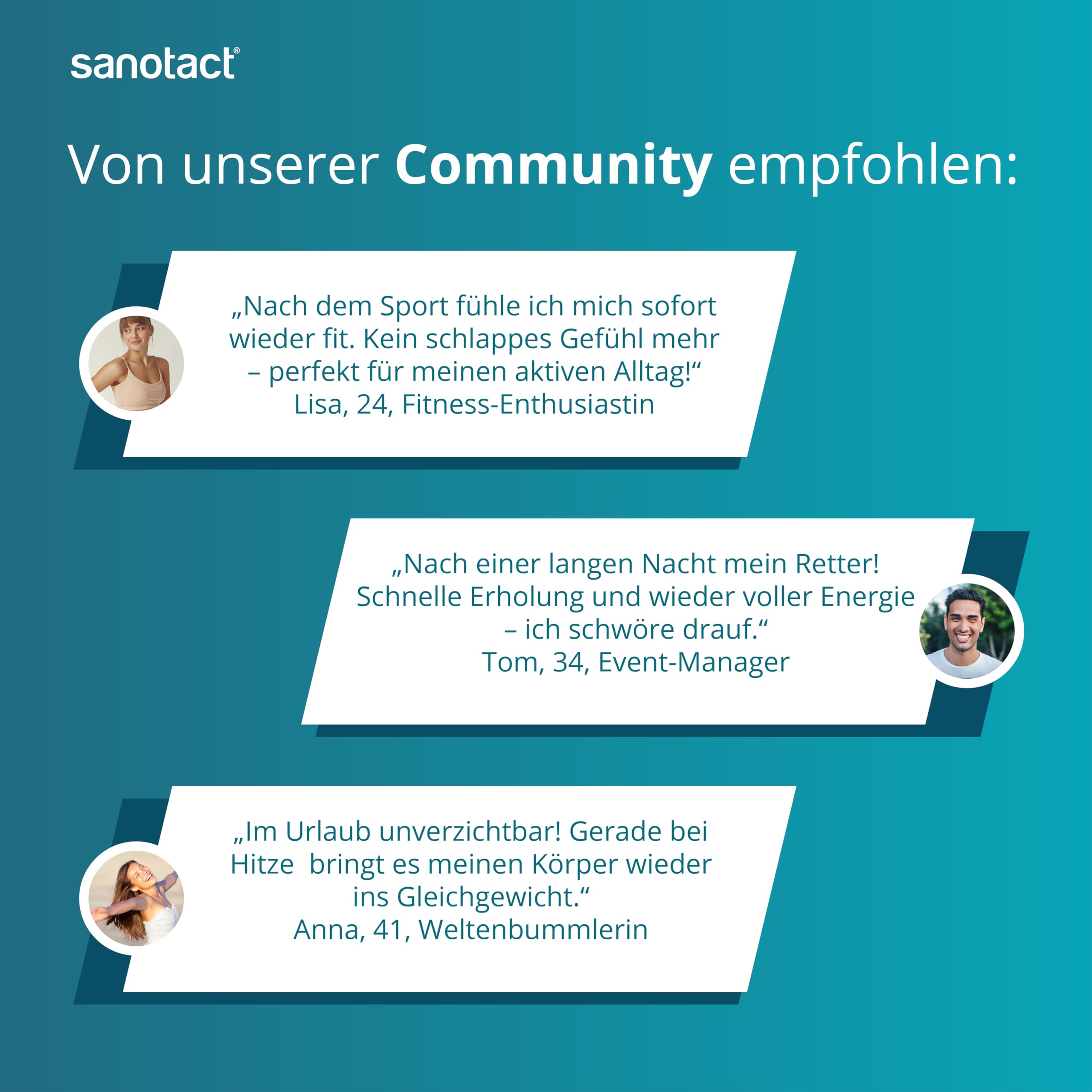 sanotact Elektrolyte Plus 50 Stück – Großpackung für Festival, Sport & Hochzeit Gastgeschenk – Elektrolyte Pulver für den Party Urlaub Zubehör & Training 9