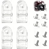Football Helmet Facemask Repair Kit for Schutt F7 Riddell, 4 PCS | SpeedFlex Compatible, Stainless Steel Screws &amp; Nuts, Clips Included, Fits Youth &amp; Adult, For Baseball &amp; Softball, Rustproof
