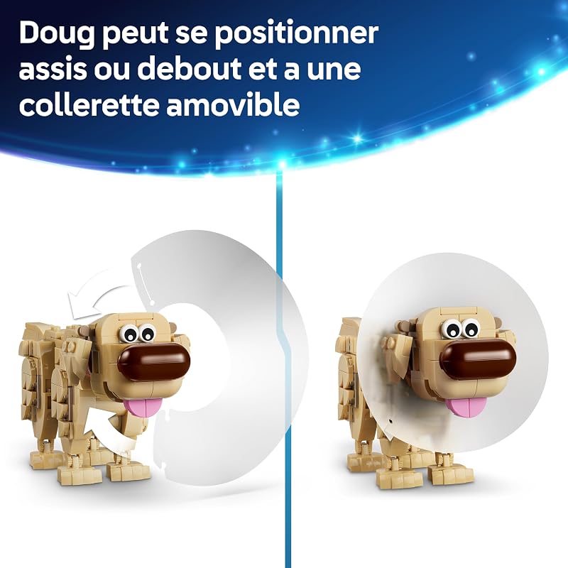 ǀ Disney et Pixar Kevin et Doug - Jouets - Chien Golden Retriever & Oiseau Exotique - Idée de Décoration de Chambre d'enfant DIY - Cadeau d'anniversaire Fille 9 Ans ou Fans du Film Là-Haut 43290 — photo 5 sur 8
