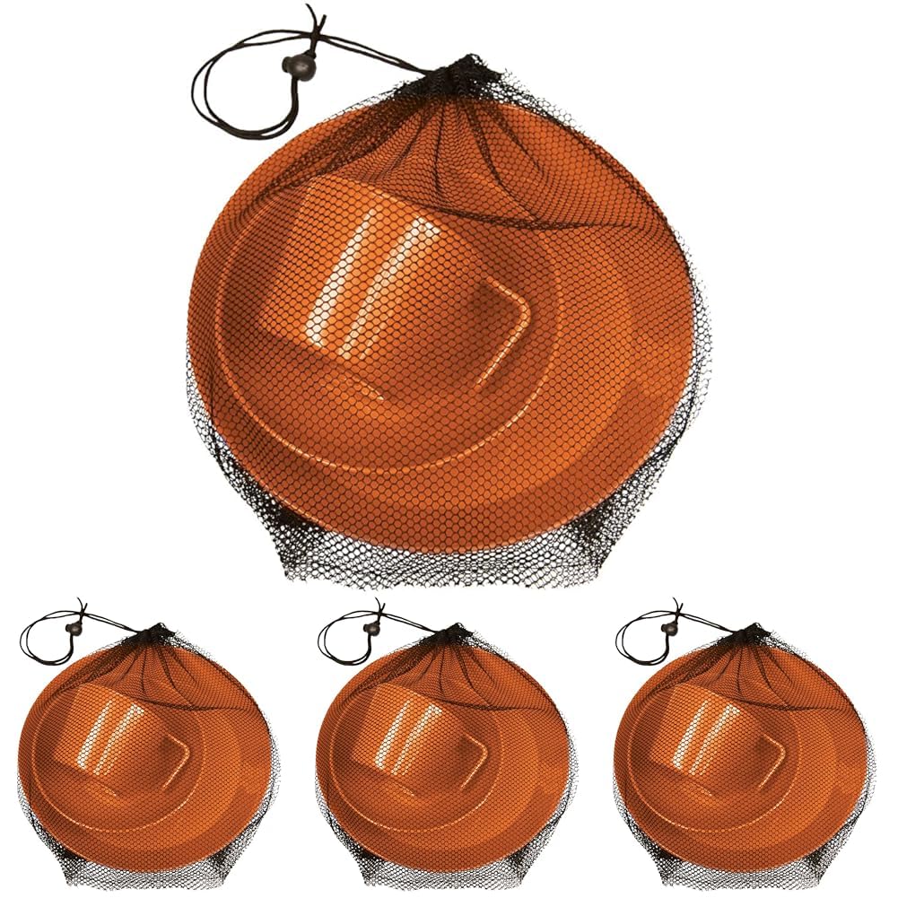 ust PackWare Dish Set with Mesh Bag, BPA Free Construction and Eating Utensils for Hiking, Camping, Backpacking, Travel and Outdoor Survival, Blue, One Size (20-02780) (Pack of 4) Image