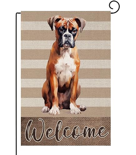 TopPacific Life Is Better With Dogs Gartenflagge – 30,5x45,7 Cm, Doppelseitig, Mit Boxer-Motiv