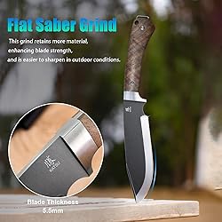 KATSU Full Tang Fixed Blade Knife with