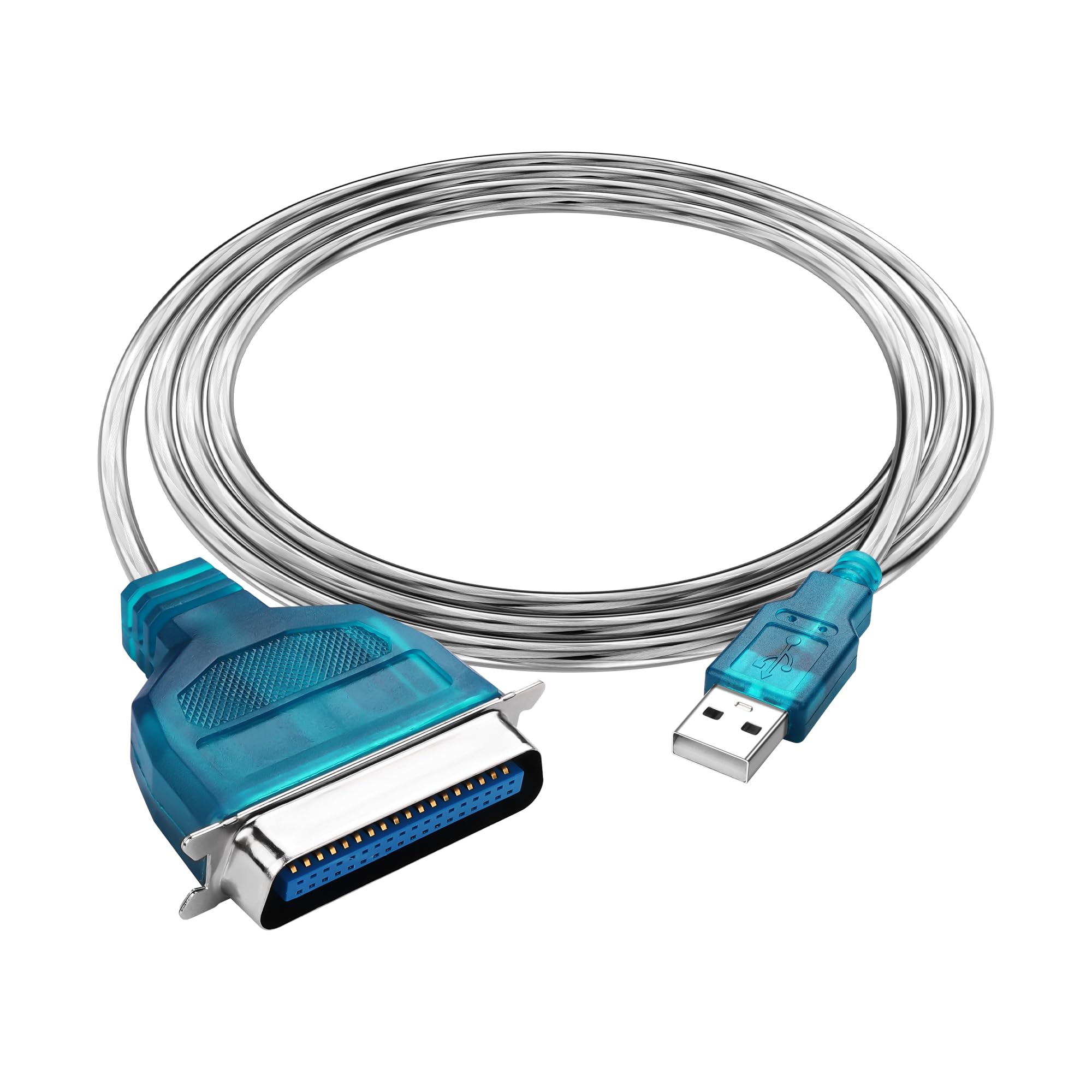 SinLoon 4.59FT USB to Parallel Printer Cable USB to Parallel IEEE1284 CN36 Printer Cable Adapter