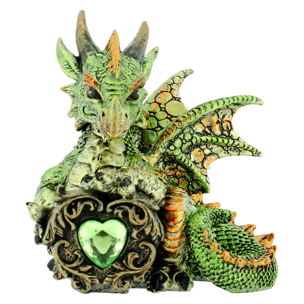 Nemesis Now U1606E5 Malachite 13cm Figurine, Resin, Green, One Size