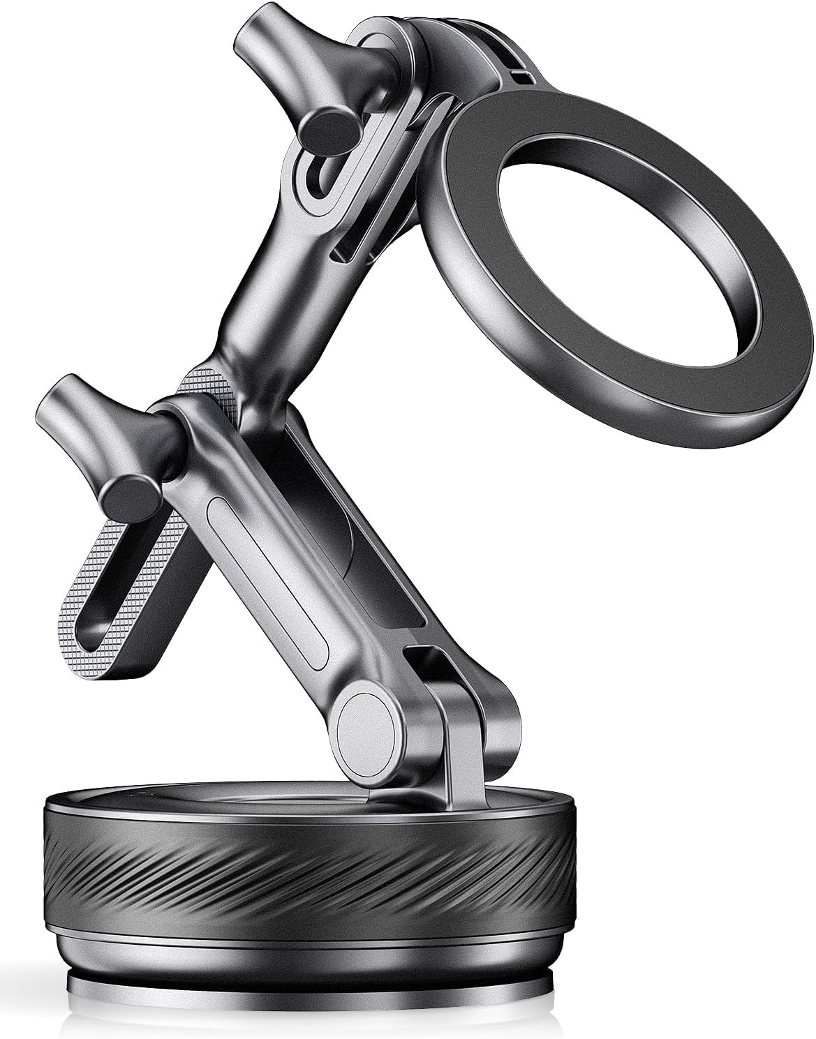 Magnetic Phone Holders for Your Car, Upgraded 360° Vacuum Car Phone Holder, 108+LBS Strongest Suction & 3000gf Magnetic, Car Phone Mount for 17 Pro Max 16 15 14 13 12/ Android Phones (Gray)