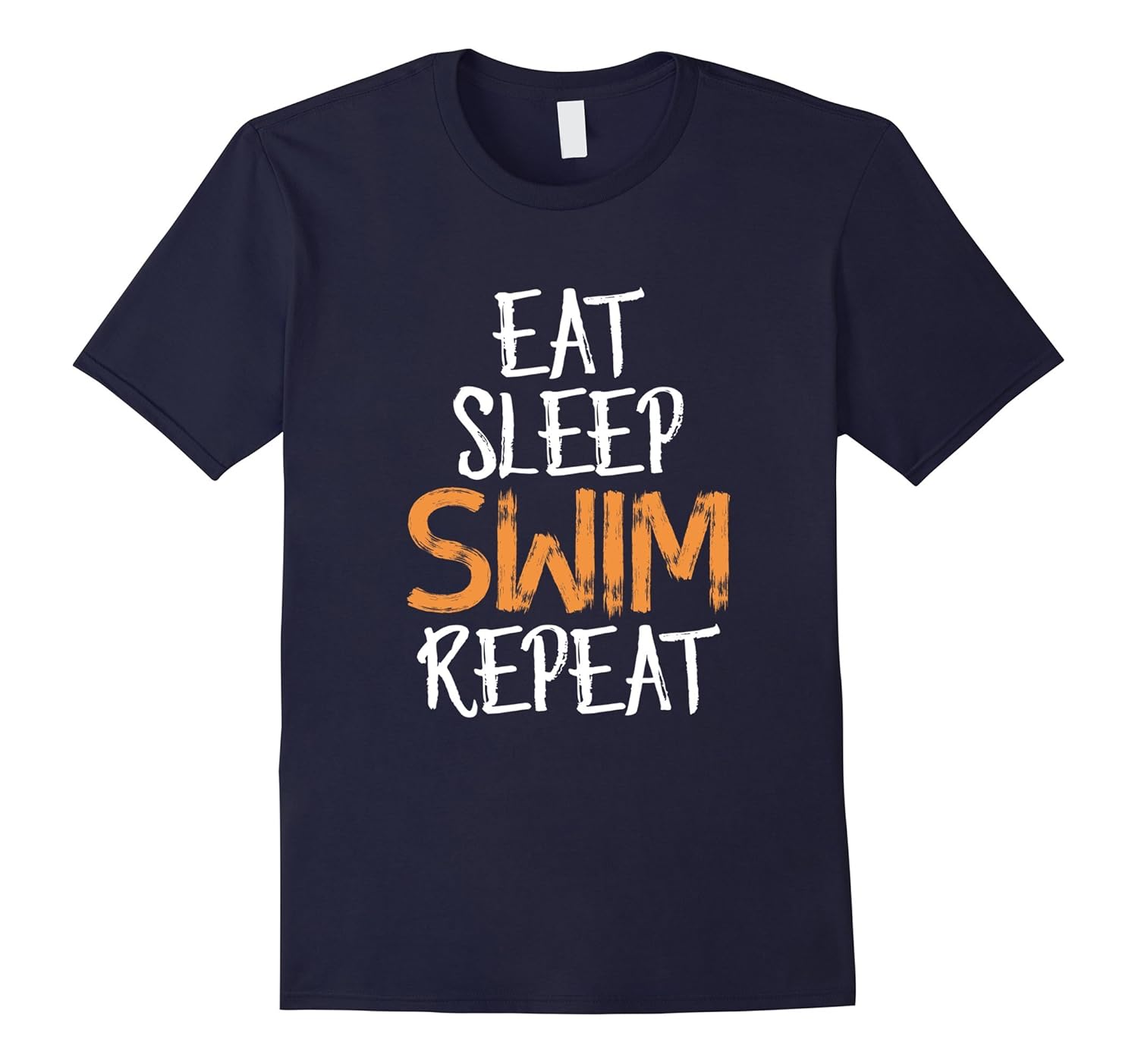 Eat Sleep Swim Repeat T-Shirt for Swimmers-Rose