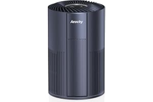 5-in-1 HEPA Aeocky Air Purifier for Home with Washable Pre-Filter, Activated Carbon Filter, Aroma box, Quiet portable air purifier for Pollen, Smoke, Dust, For Bedroom, Desktop, Small room, Blue
