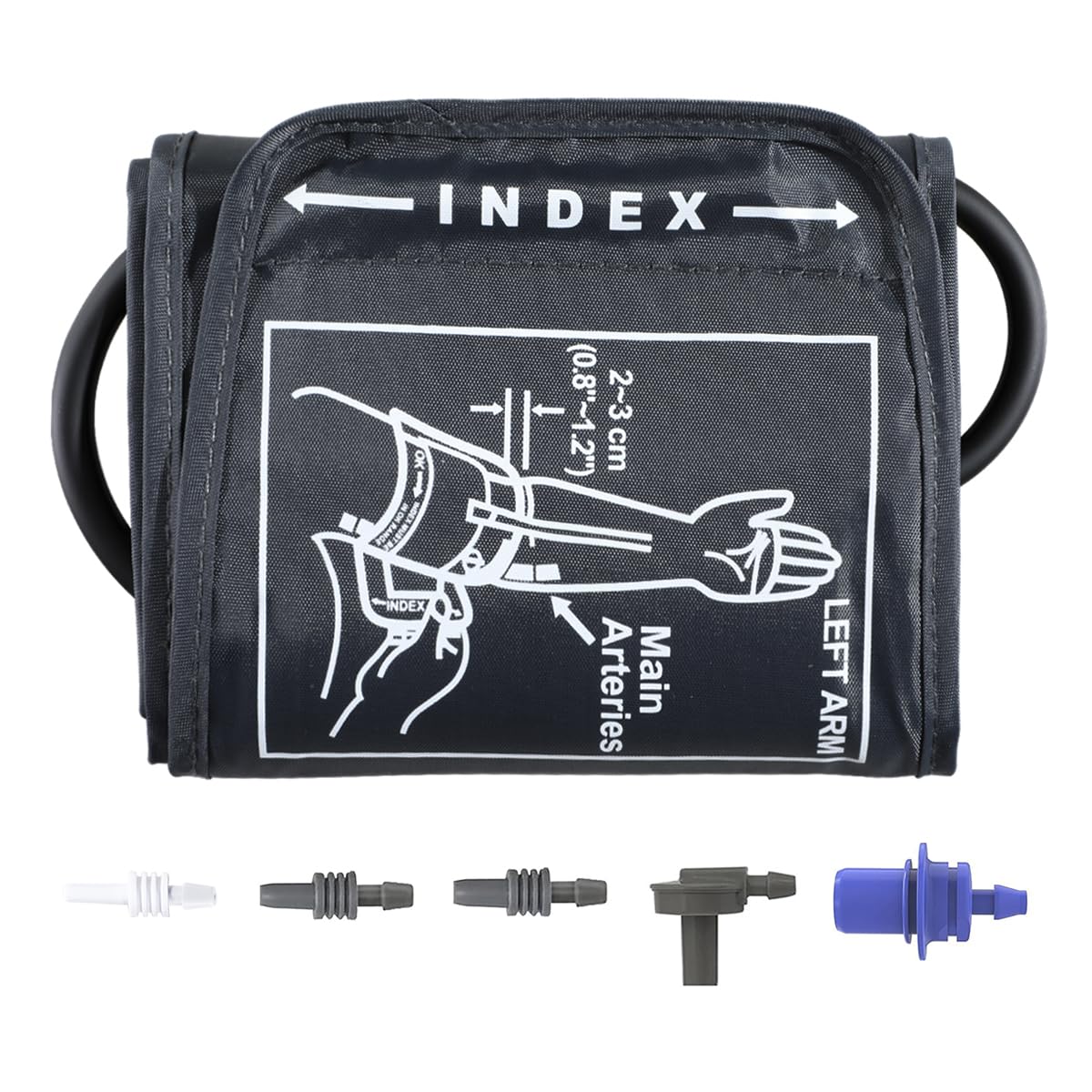 LUKELI Arm Circumference Cuff Extra Large Cuff for Blood Pressure Monitor for Automatic Blood Pressure Monitor and Digital Machine for Adults Seniors Elderly (Extra Large (22-52cm))