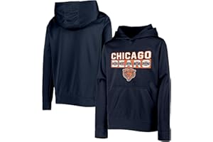 Outerstuff NFL Kids Youth 4-20 Official Team Color Borderline Performance Primary Logo Long Sleeve Pullover Hoodie