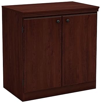 South Shore Morgan Collection Storage Cabinet Royal Cherry Finish Amazon In Home Kitchen