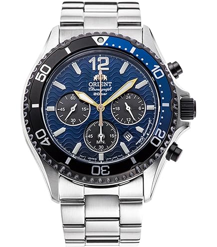 Amazon.com: Orient RN-TX0203S Men's Metal Band Sports Diver Design