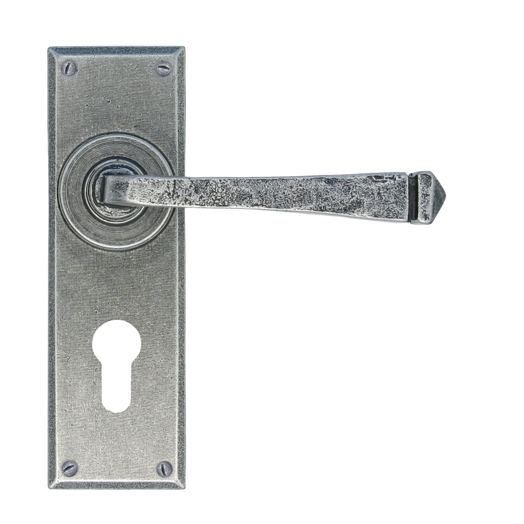 From the Anvil Pewter Avon Lever Euro Lock Set