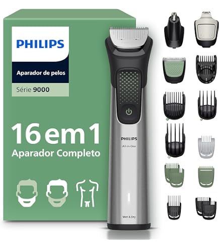 Philips Multigroom Series 7000, aparador 17 em 1 da cabeça aos pés