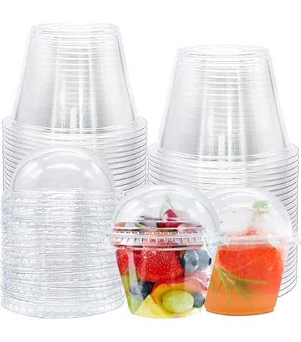 Amazon.com: DHG PROFESSIONAL 2500 Counts Diposable Clear Plastic Portion  Cups, Clear Lids, Disposable Small Sauce Cups for Condiments, Dips,  Dressings, Meal Prep, Catering, Party Use Sell Seperately (5.5 oz Cups) :  Health