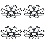 TOPAUBUB Garage Light 4 Pack 220W, 22000LM LED