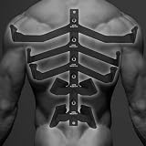 GYM MASTER Lat Pull Down Attachment Set of 5 Max Grips - 200kg Load view 2