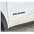 Reflective Concepts 2019-2025 RAM Door Emblem Overlay Decal Stickers - (Color: Reflective Blue)