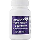 Grafix 4-1/2-Ounce Incredible White Mask Liquid Frisket (WM4), 4-1/2 oz, Assorted, 4 Fl