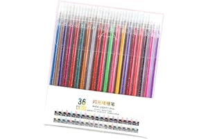 Colorful Sparkles Gel Markers for Journaling Coloring Art Crafting Supplies Glitters Pens Pack Colored
