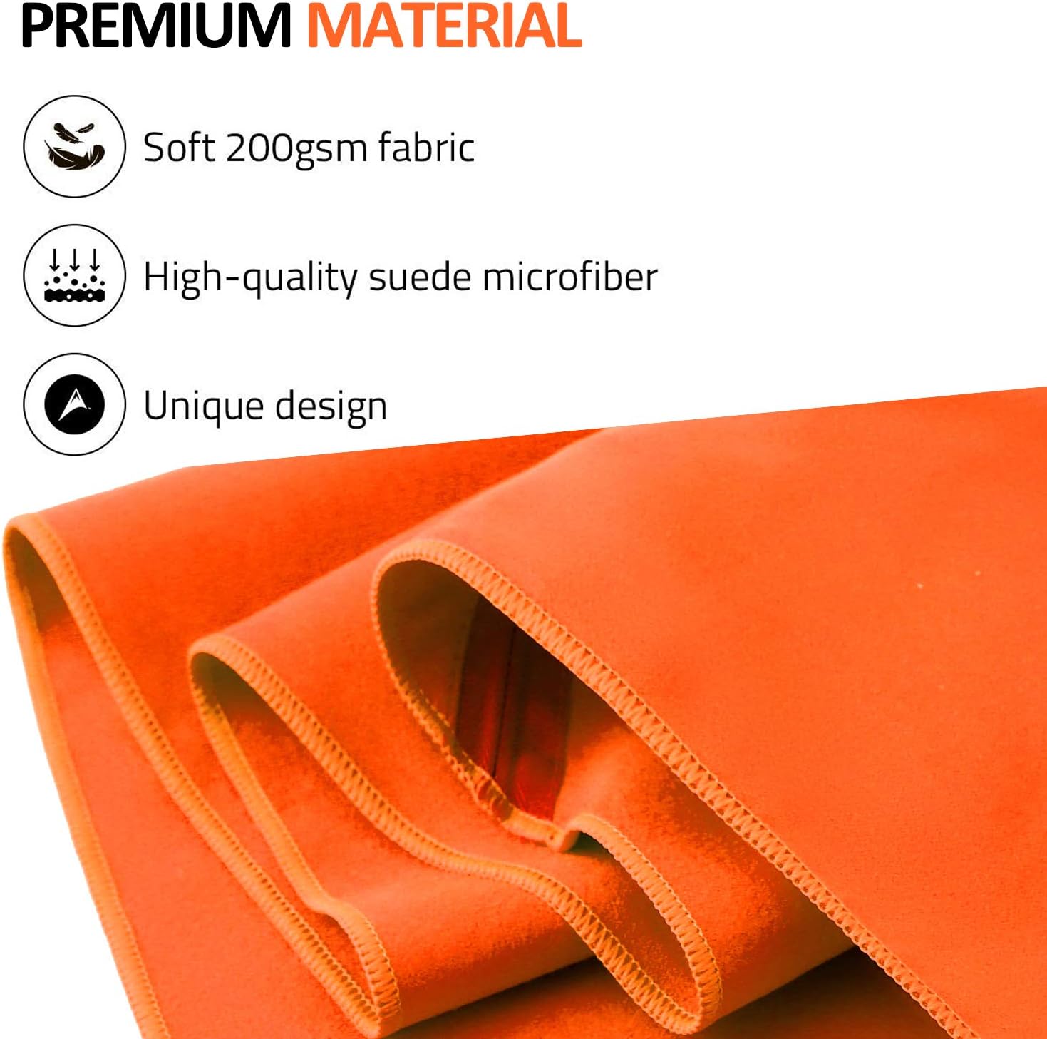 BAGAIL Microfiber Camping Towels Perfect Sports & Travel & Beach Towel. Fast Drying - Super Absorbent - Ultra Compact. Suitable for Gym, Beach, Swimming, Backpacking : Sports & Outdoors