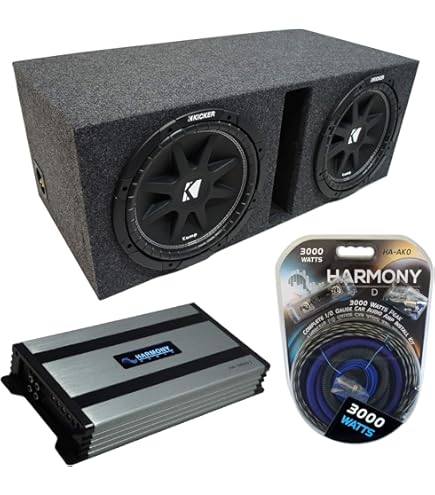 Amazon.com: KICKER 43C154-N Bundle with Universal Car Stereo