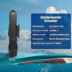 Underwater Scooter, Underwater Propeller Comes with