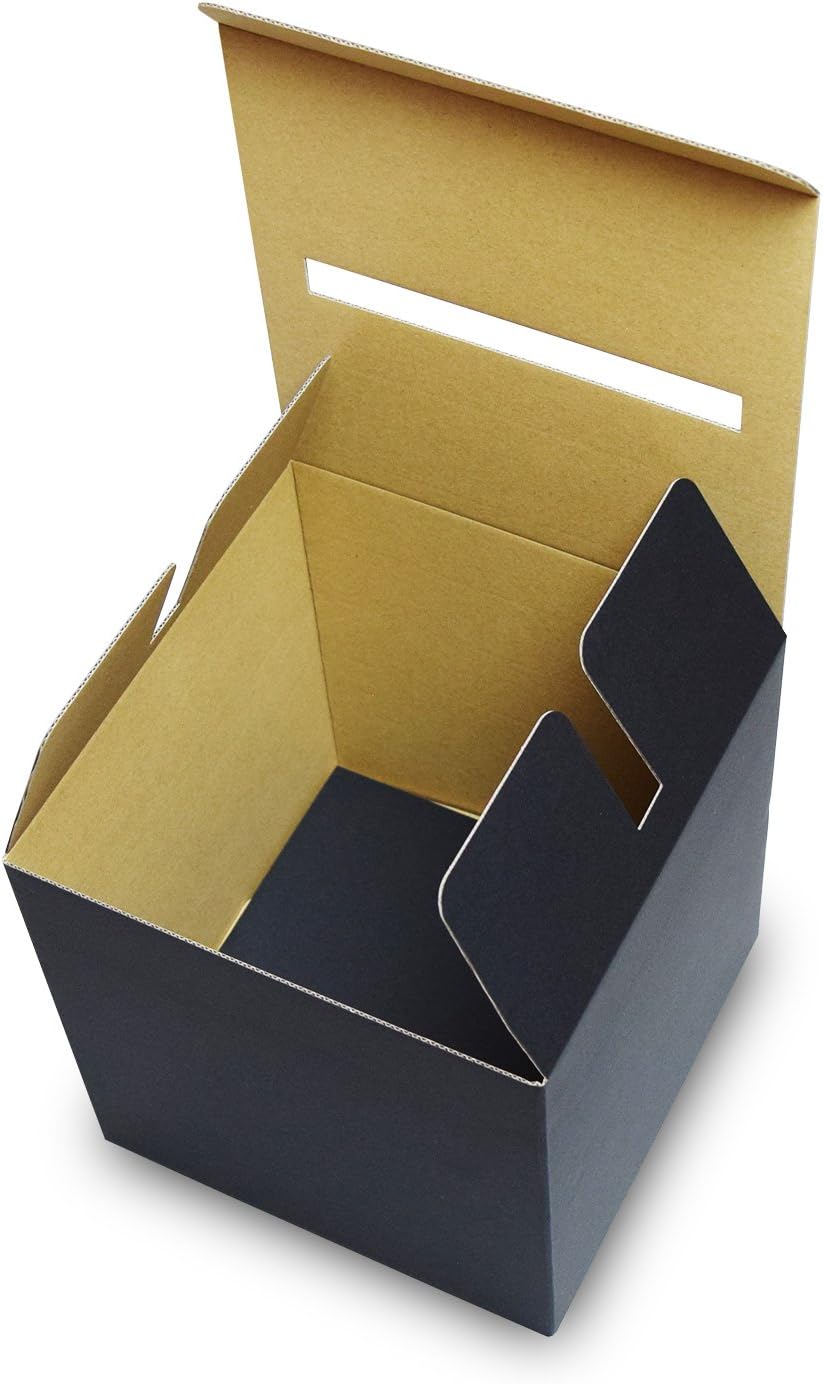 アンケートボックス 黒 100枚セット アンケート回収箱 投票箱 回収box ダンボール 段ボール 紙箱 ダンボール 梱包箱 文房具 オフィス用品 Amazon