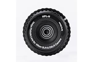 SPOVAN Holga HPL-N 0.25mm Pinhole Lens for Nikon SLR & DSLR Camera(Black