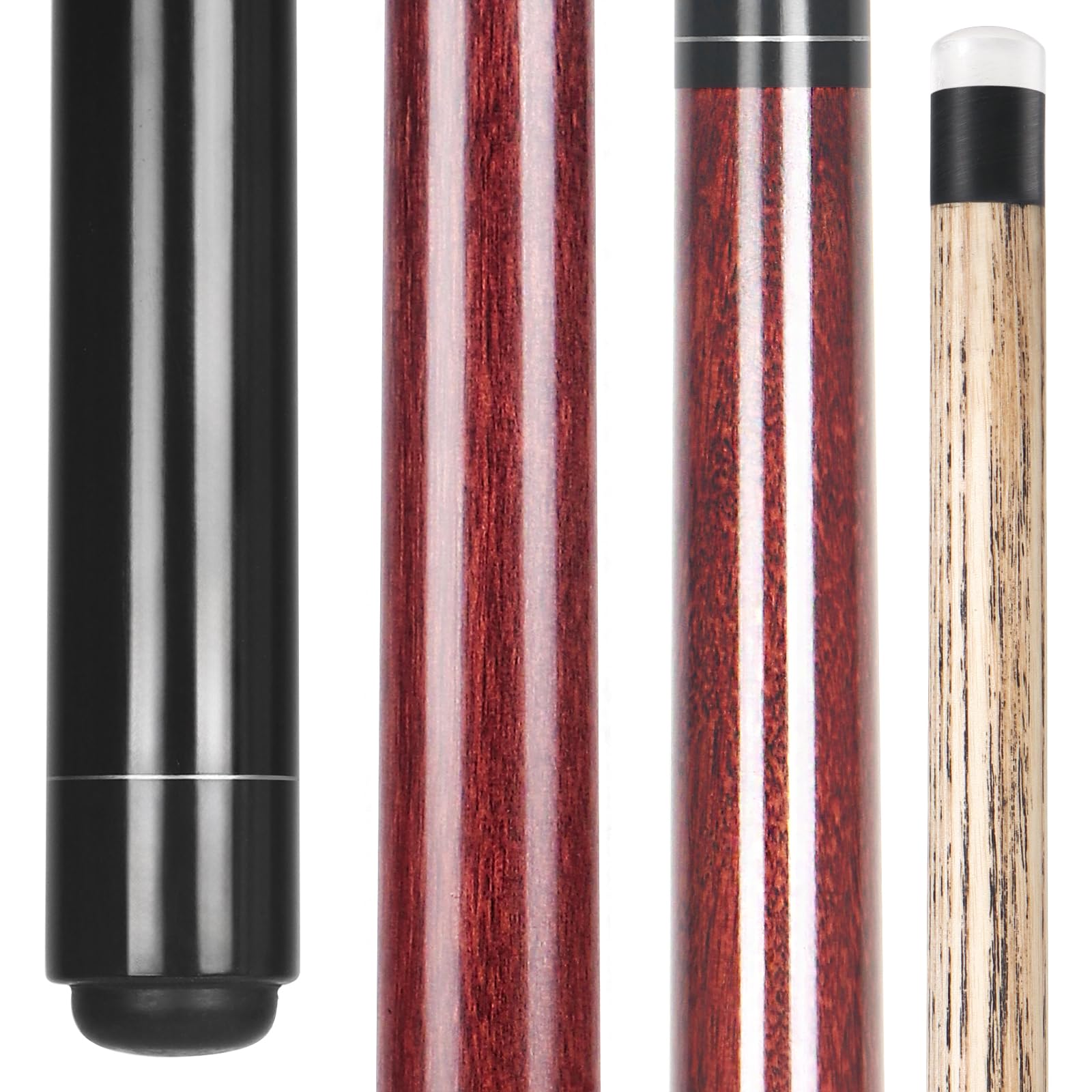 Aklot Pool Cue, Heavy Hitter Jump Break Cue 23~25oz 1 Pool Stick 14mm Bakelite Tip for Explosive Breaks and Effortless Jumps