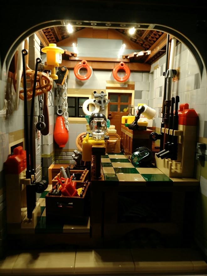 lego fishing store lights