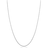 Kooljewelry Sterling Silver or Yellow Gold Over Sterling Silver Cable Chain Necklace for Women (1.2 mm, 1.6 mm or 2.1 mm)
