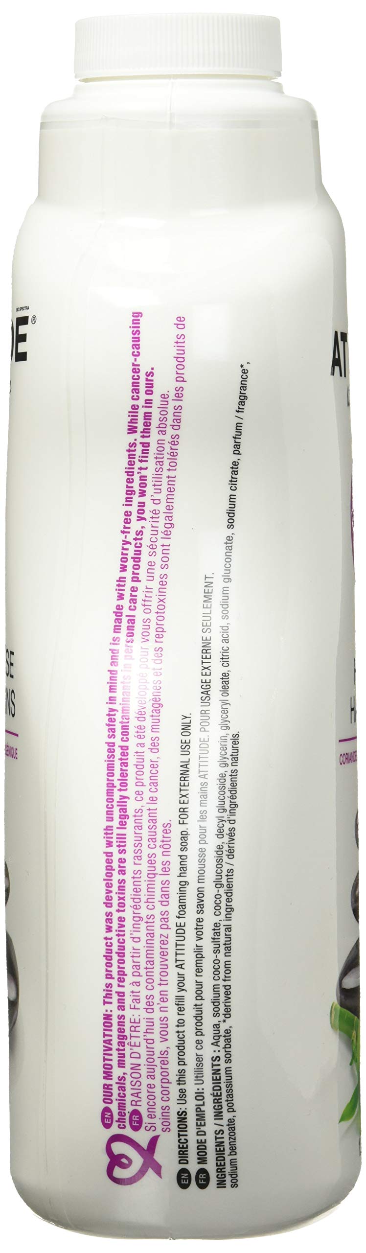 ATTITUDE Liquid Hand Soap, Made In Canada, EWG Verified, Plant And Mineral-Based, Vegan...