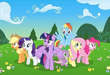 Amazon Com 7x5ft Cartoon My Little Pony Unicorn Photography