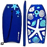 Goplus Body Board, Lightweight Bodyboard with EPS